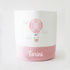 Personalized Storage Basket - Large - Hot Air Balloon Theme - Pink